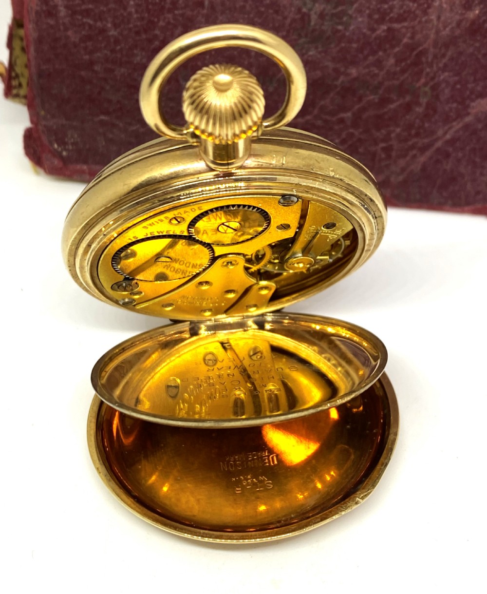 J W Benson Open Face Pocket Watch View III