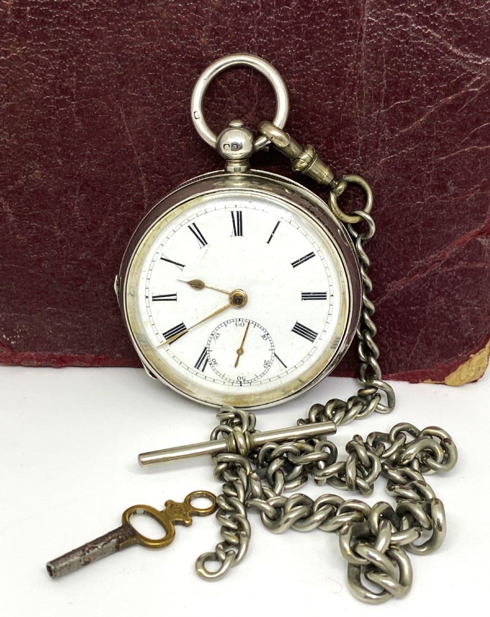 Victorian Silver Open Face Pocket Watch