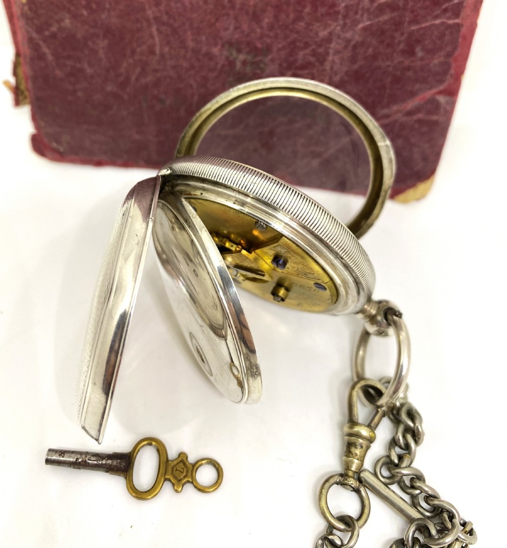 Victorian Silver Open Face Pocket Watch View V