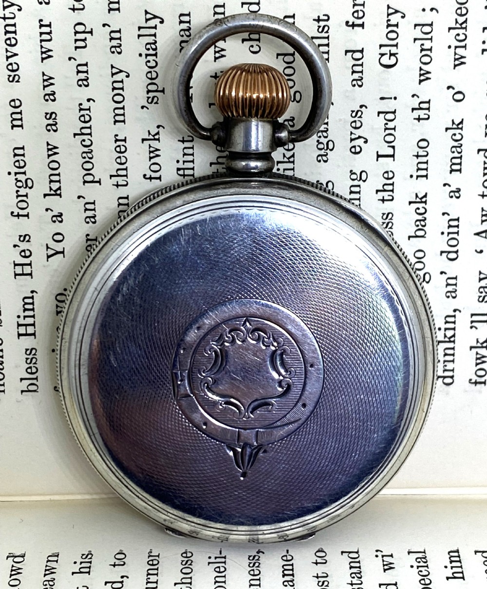 Silver Equity Open Face Pocket Watch View II