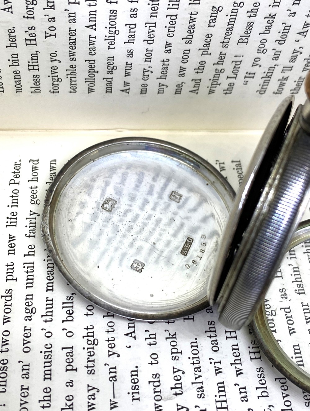 Silver Equity Open Face Pocket Watch View IV