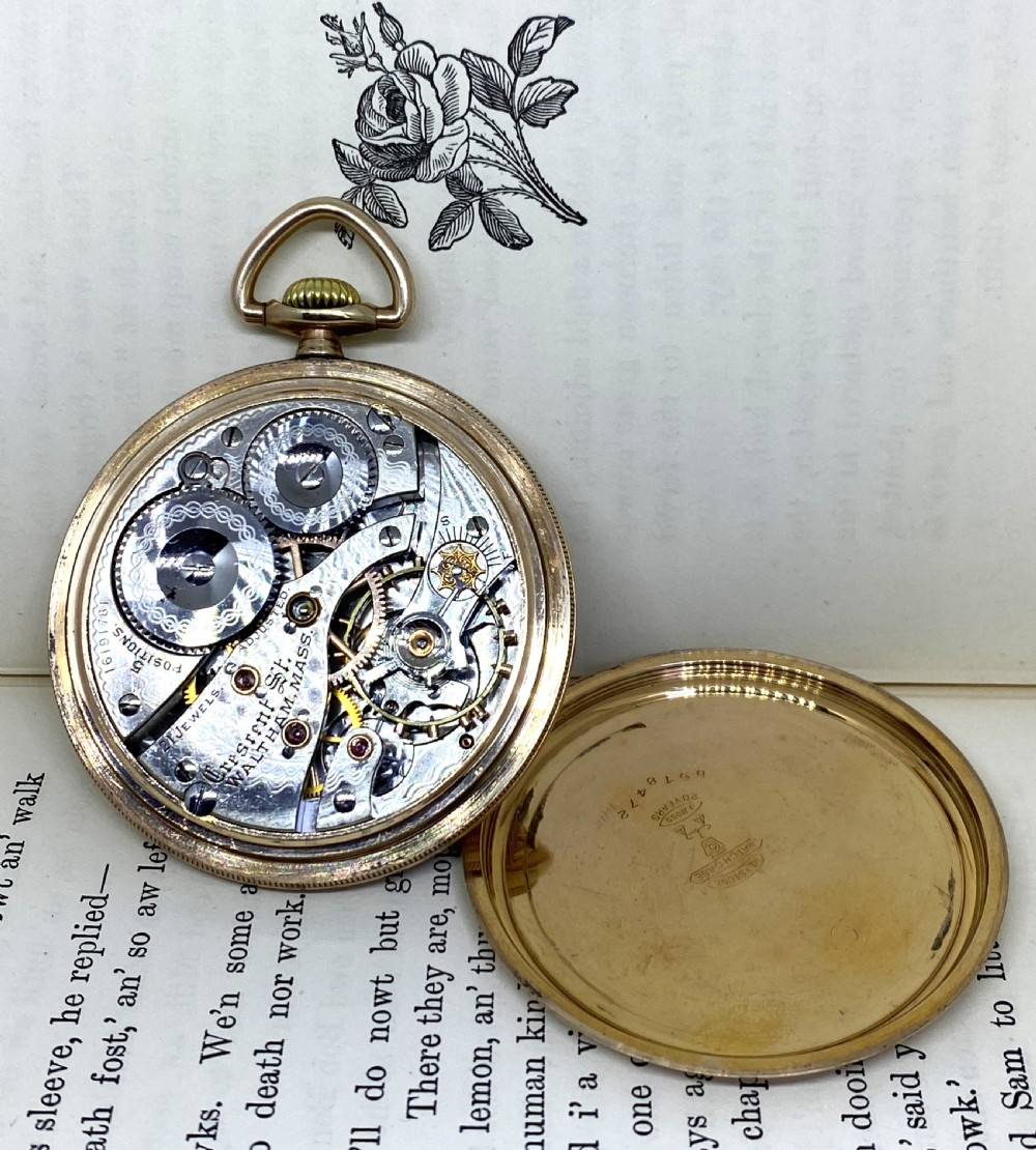 Waltham Crescent St Railroad Pocket Watch View III
