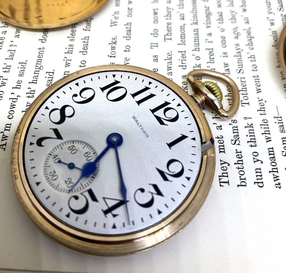 Waltham Crescent St Railroad Pocket Watch View VI