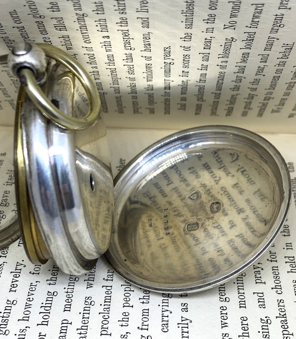 Lachilson Of Whitehaven Silver Antique Pocket Watch View III