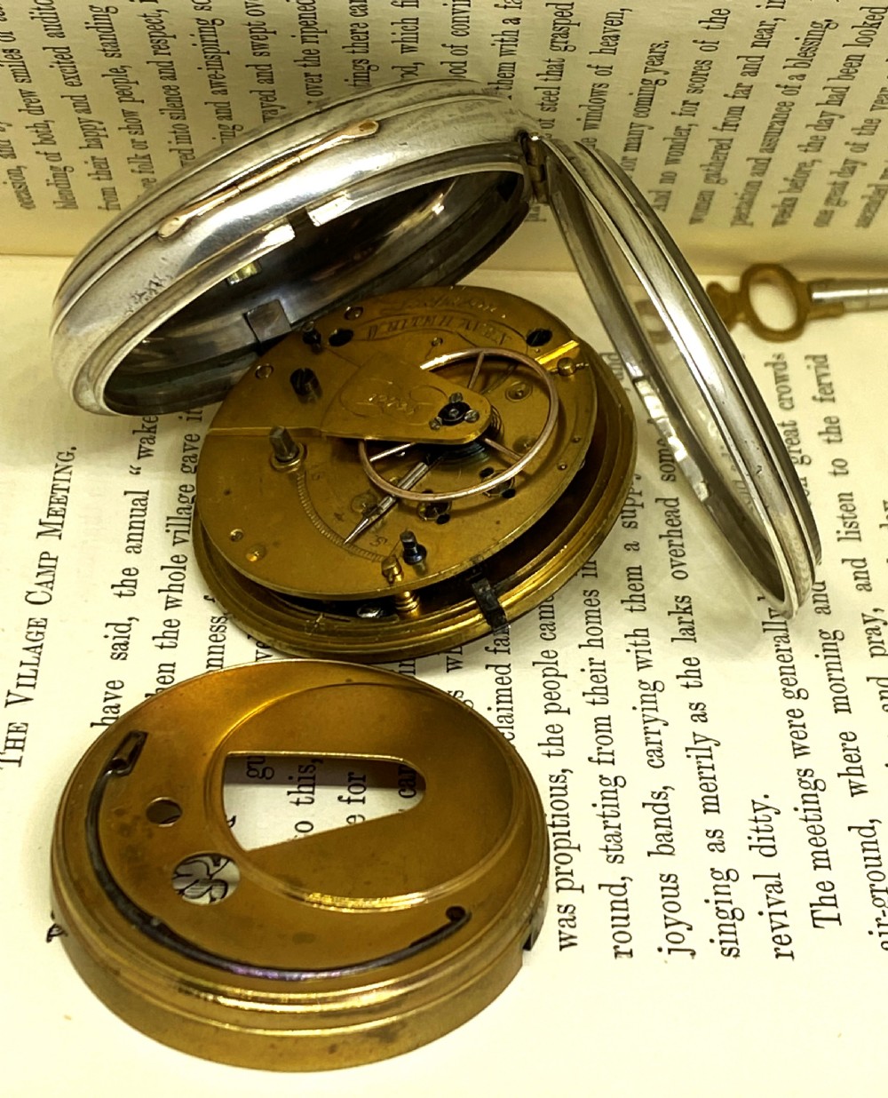 Lachilson Of Whitehaven Silver Antique Pocket Watch View VI