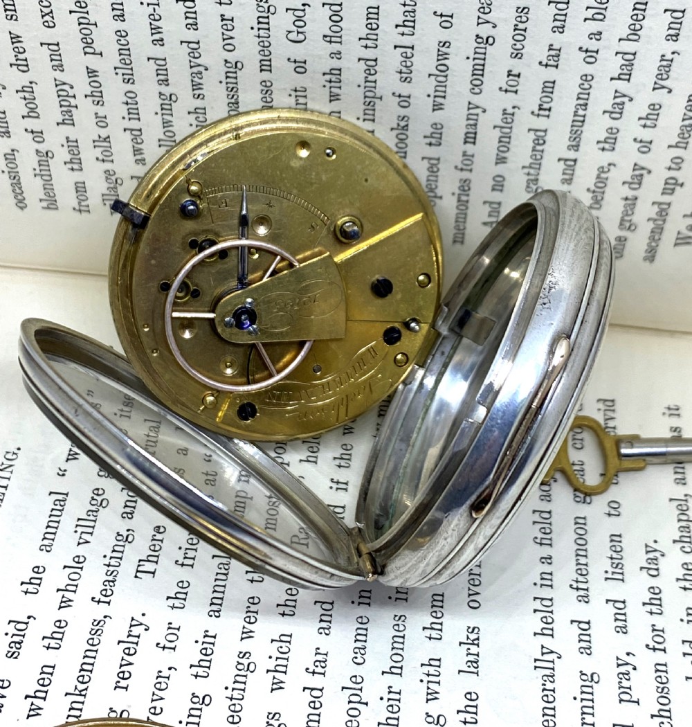 Lachilson Of Whitehaven Silver Antique Pocket Watch View VII