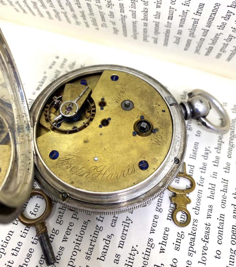Rare Victorian Chester Silver Centre Seconds Chronograph Pocket Watch View IV