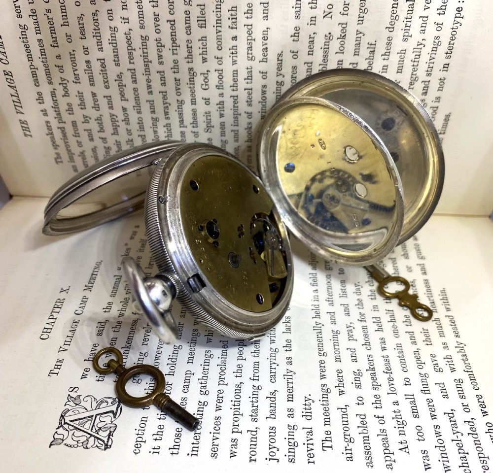 Rare Victorian Chester Silver Centre Seconds Chronograph Pocket Watch View VII