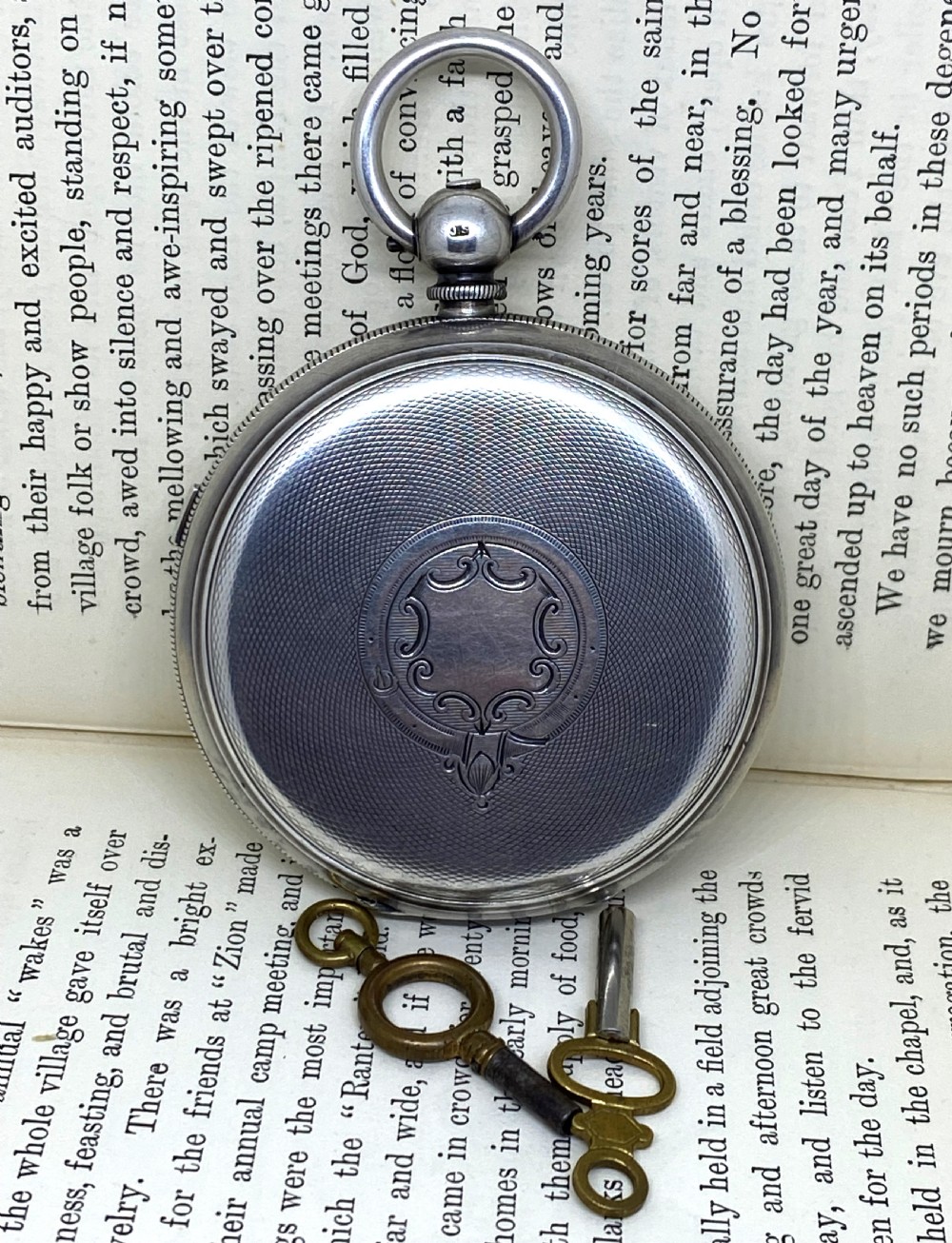 Rare Victorian Chester Silver Centre Seconds Chronograph Pocket Watch View VIII