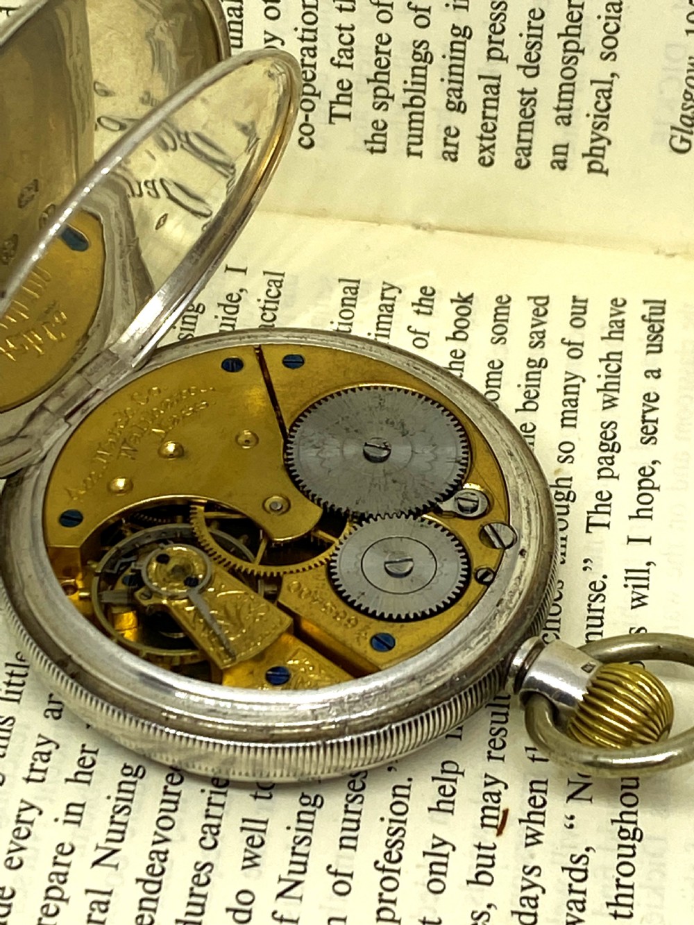 Good Waltham Silver Open Face Pocket Watch View IV