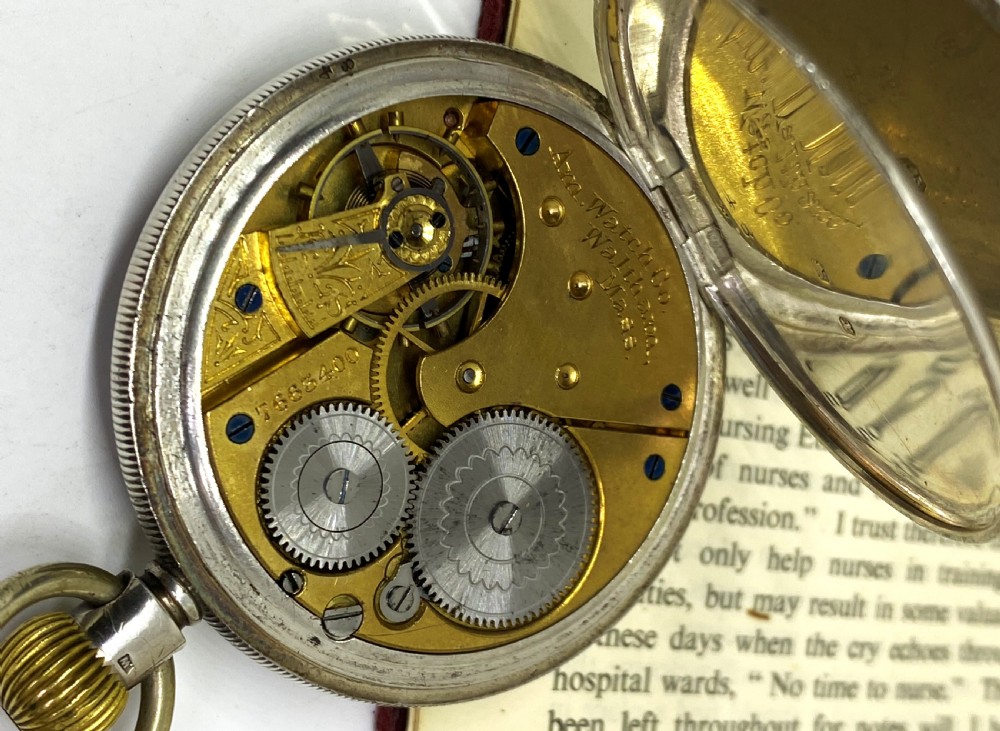 Good Waltham Silver Open Face Pocket Watch View VI