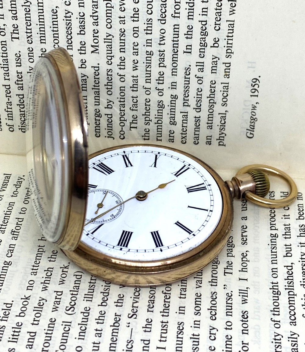 Louis Brandt & Frere Labrador Omega Open Face Pocket Watch View II