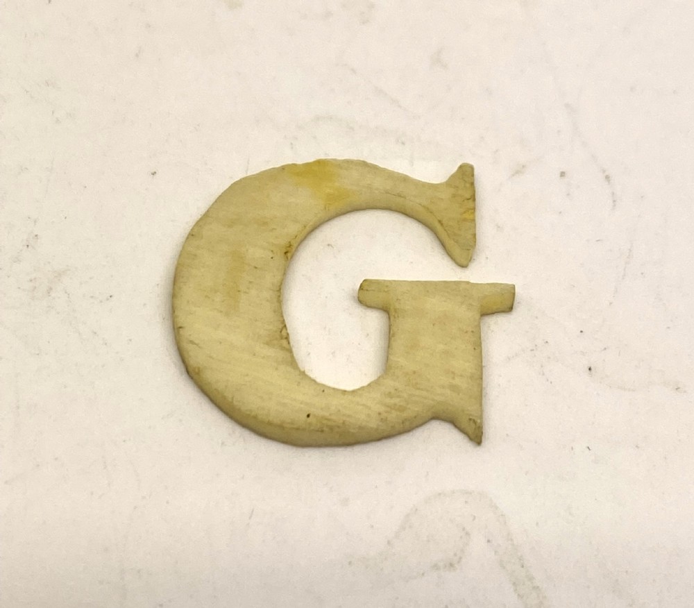 Rare Miniature Bone Carved Full Alphabet View II