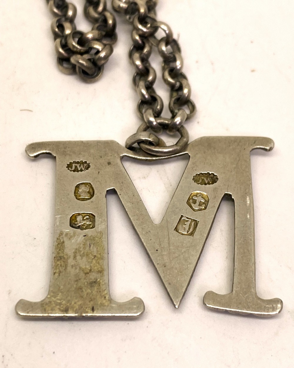 Fine Solid Silver Decanter Label 1832 View III
