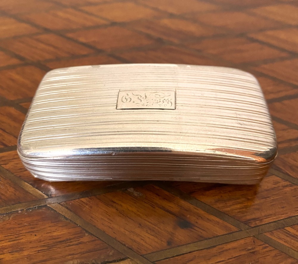 George III Solid Silver Snuff Box