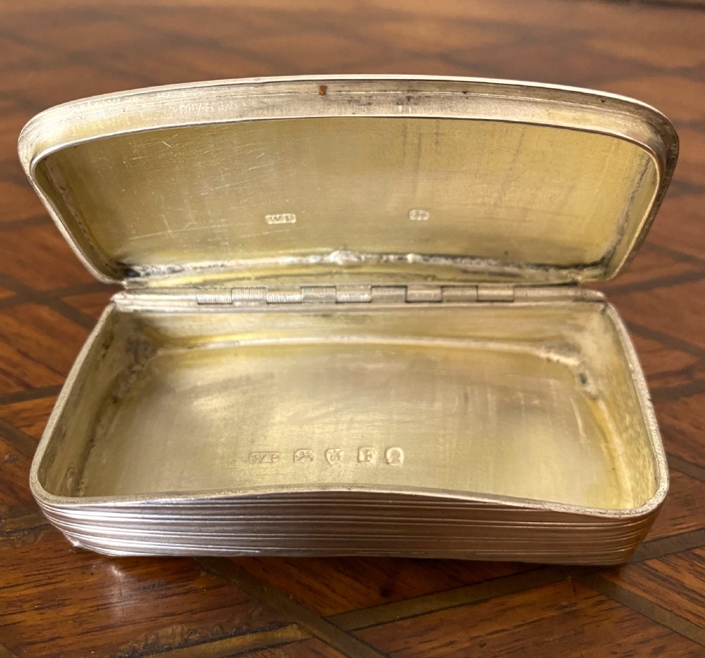 George III Solid Silver Snuff Box View II