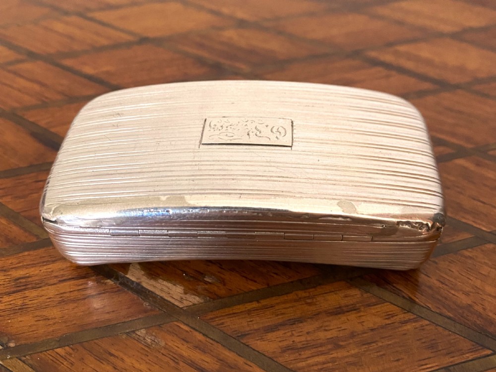 George III Solid Silver Snuff Box View IV