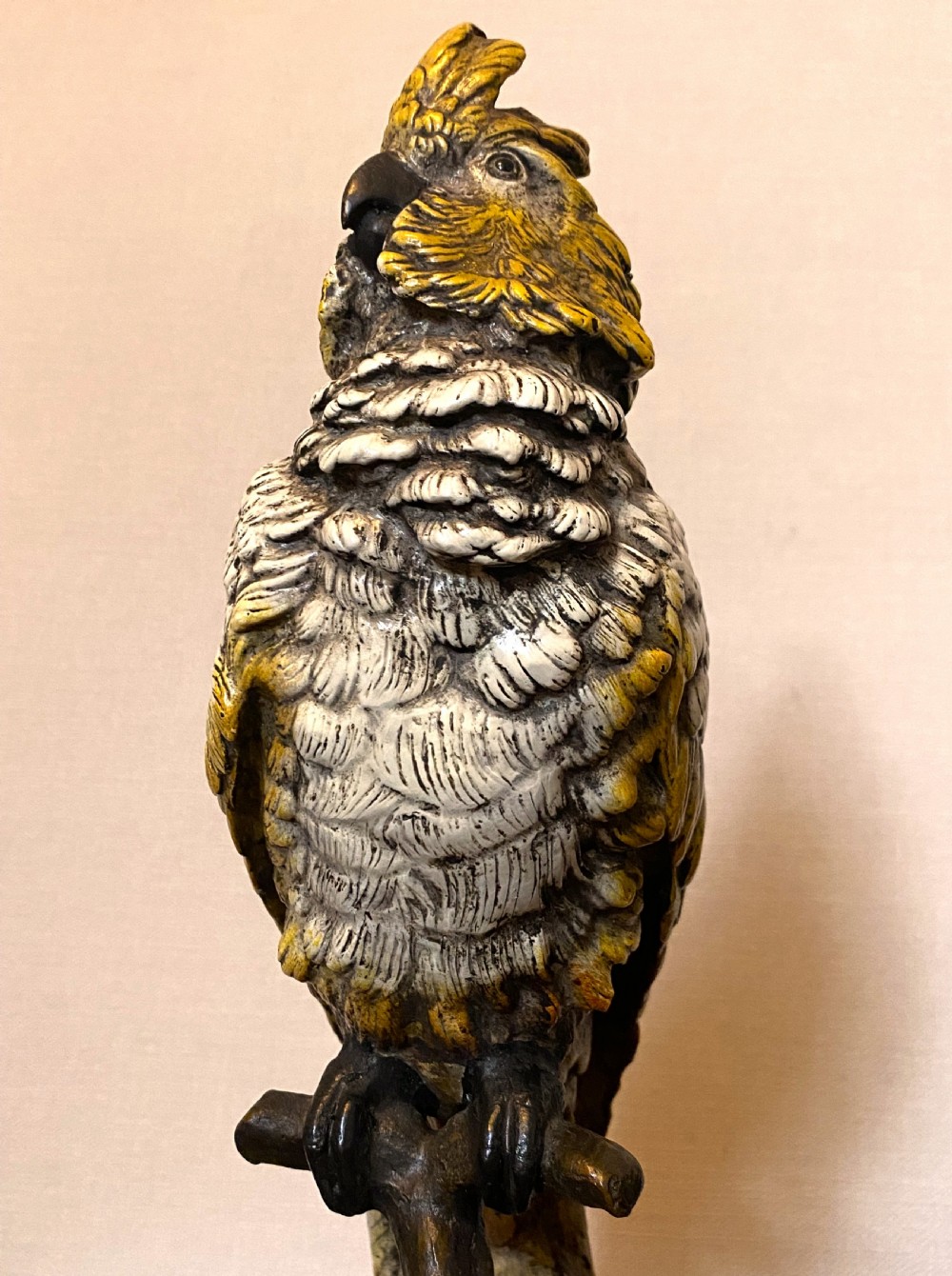 Large Franz Bergman (1861-1936) Cold Painted Bronze Cockatoo Parrot View IX