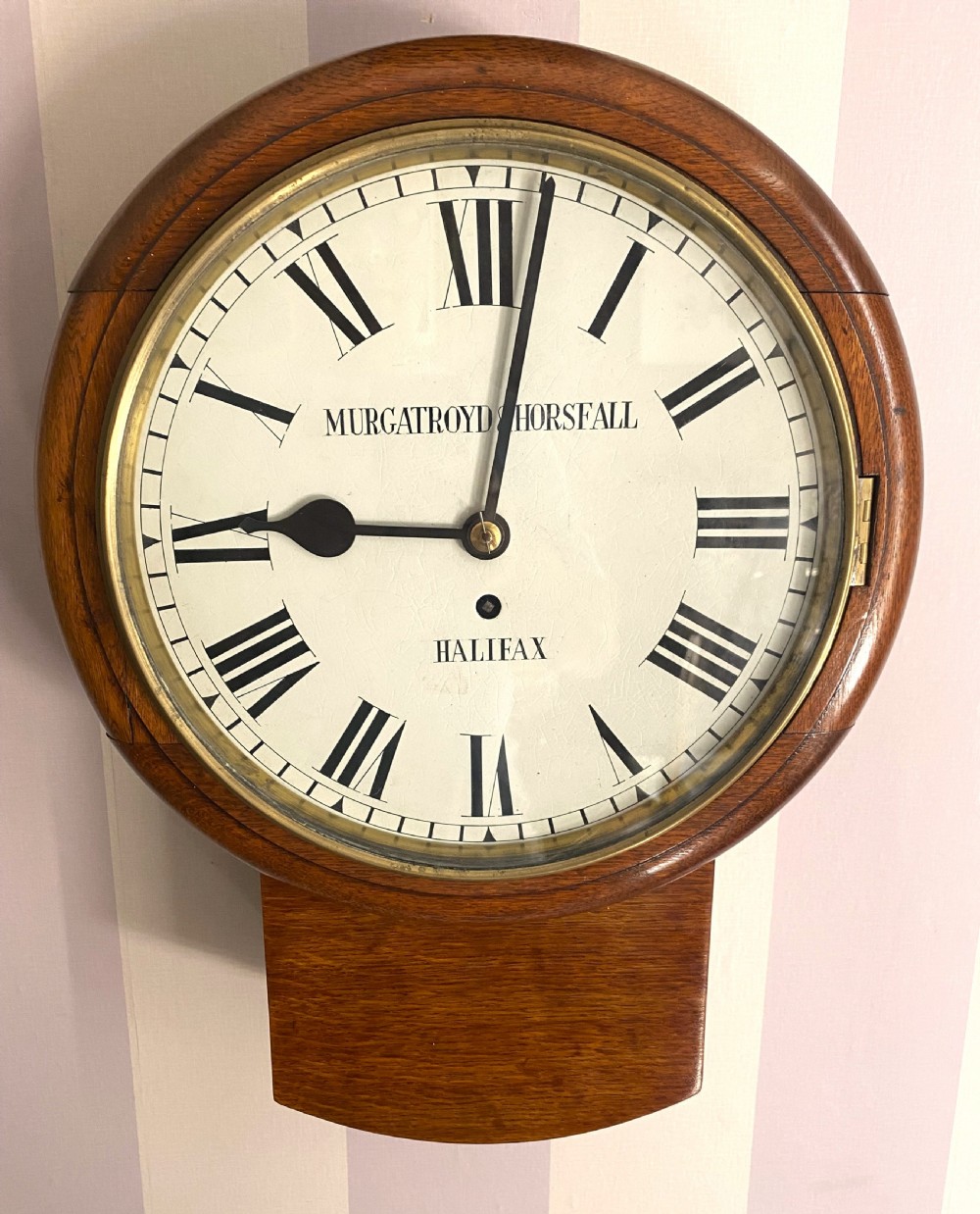 Victorian Murgatroyd & Horsfall Halifax Wall Clock