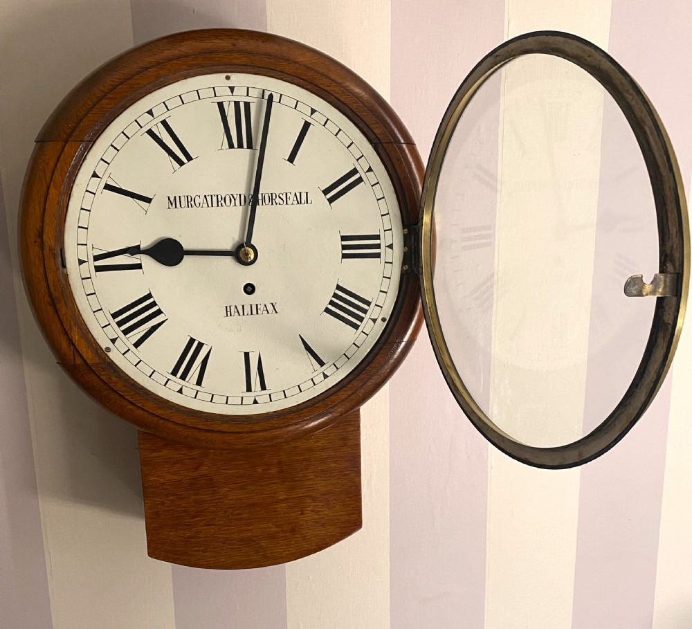 Victorian Murgatroyd & Horsfall Halifax Wall Clock View II