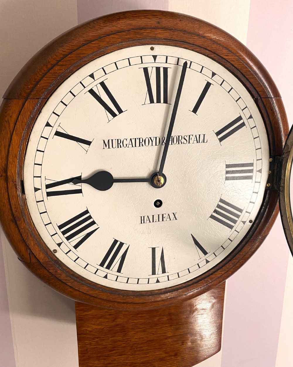 Victorian Murgatroyd & Horsfall Halifax Wall Clock View III