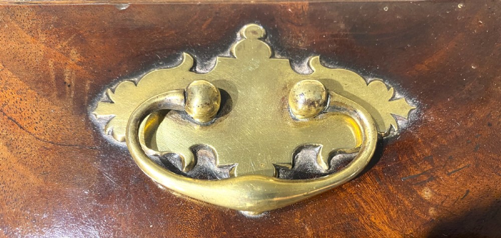 George II Mahogany Bow Fronted Knife Box c1750 View VIII