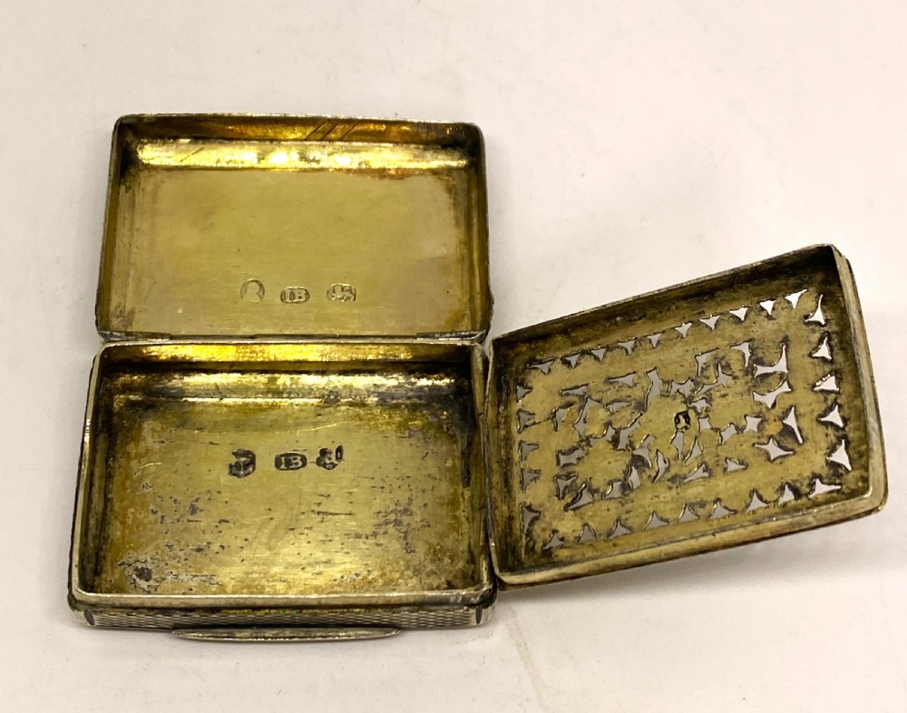 Georgian Silver Vinaigrette John Bettridge View II
