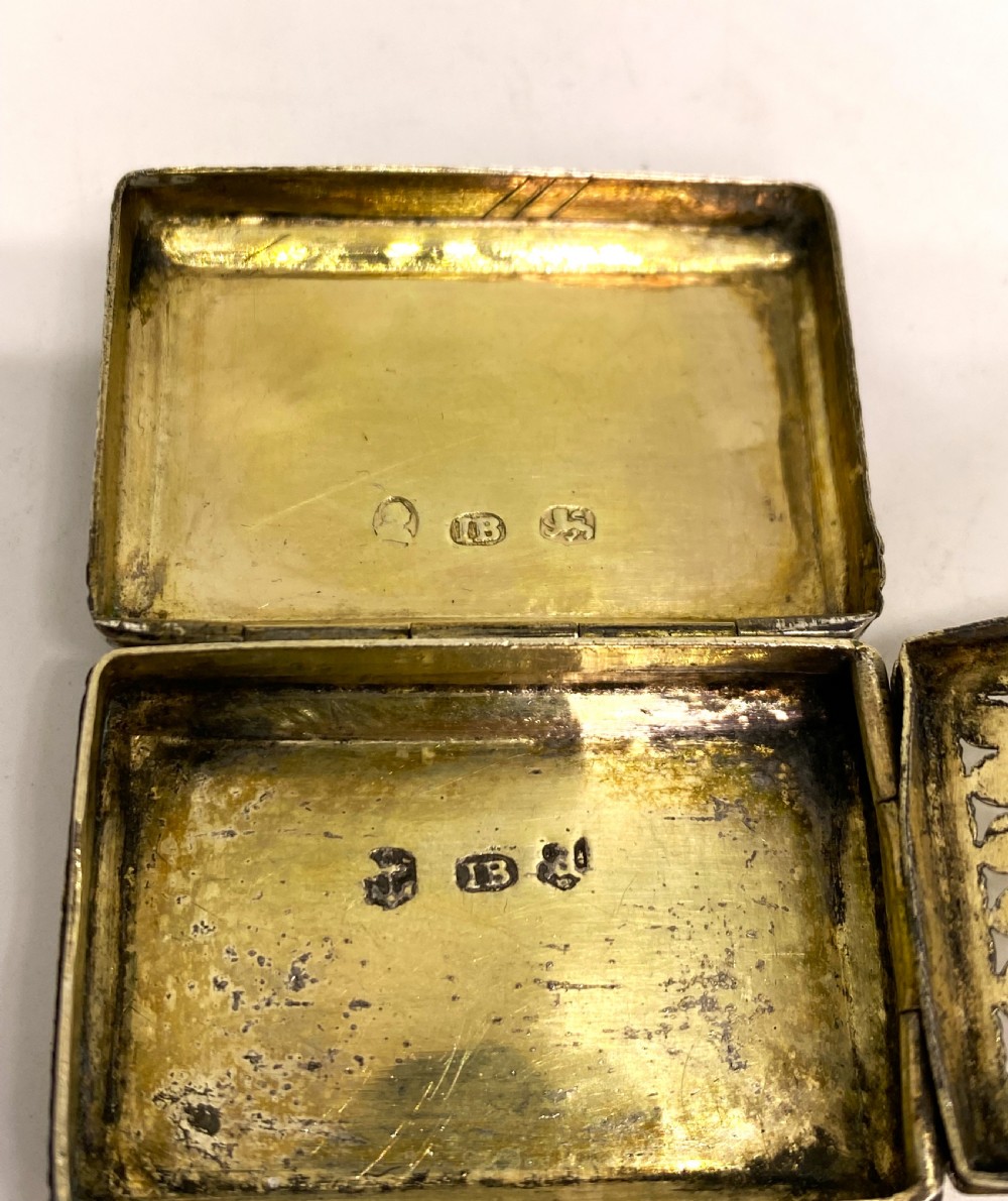 Georgian Silver Vinaigrette John Bettridge View III