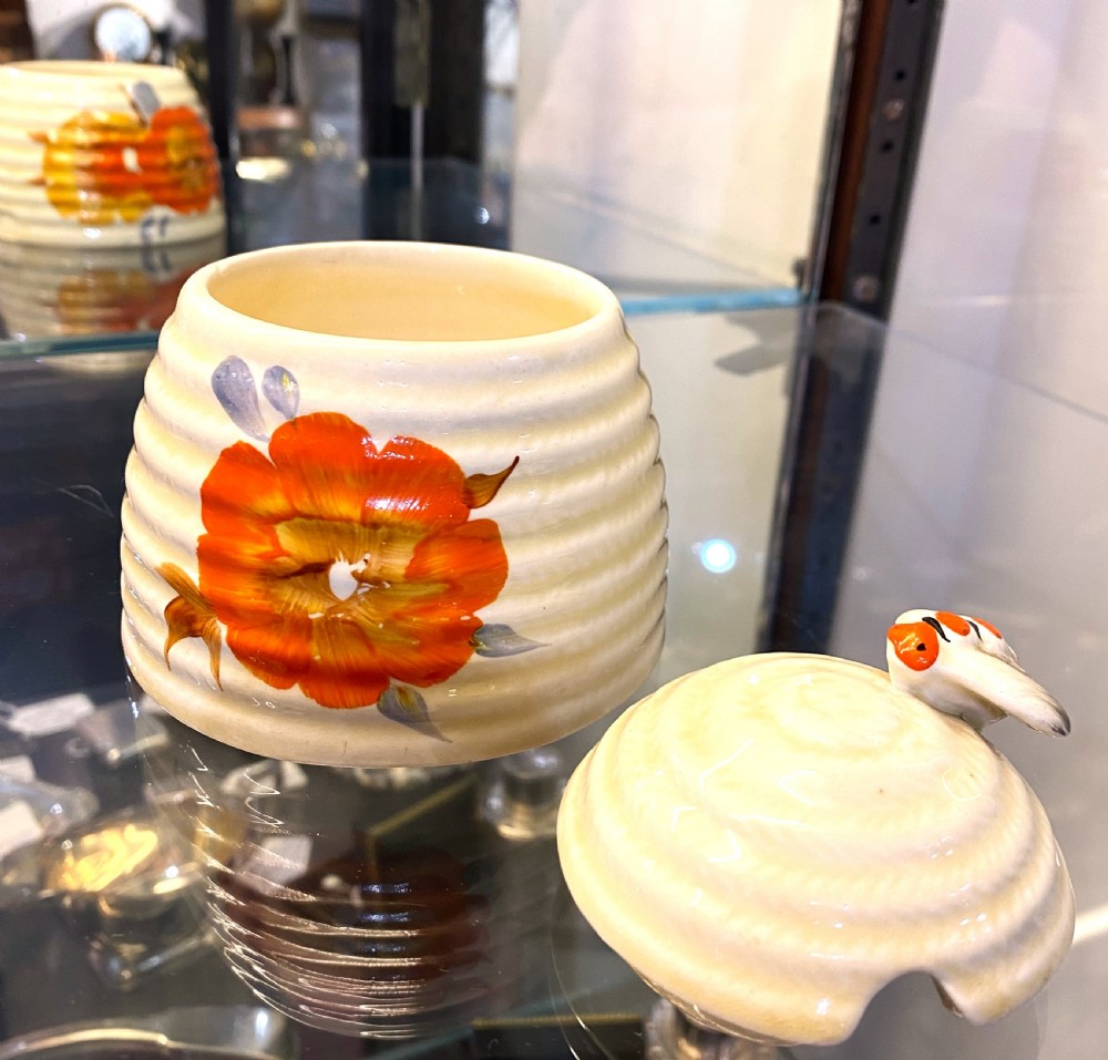 Clarice Cliff Honey Pot View IV
