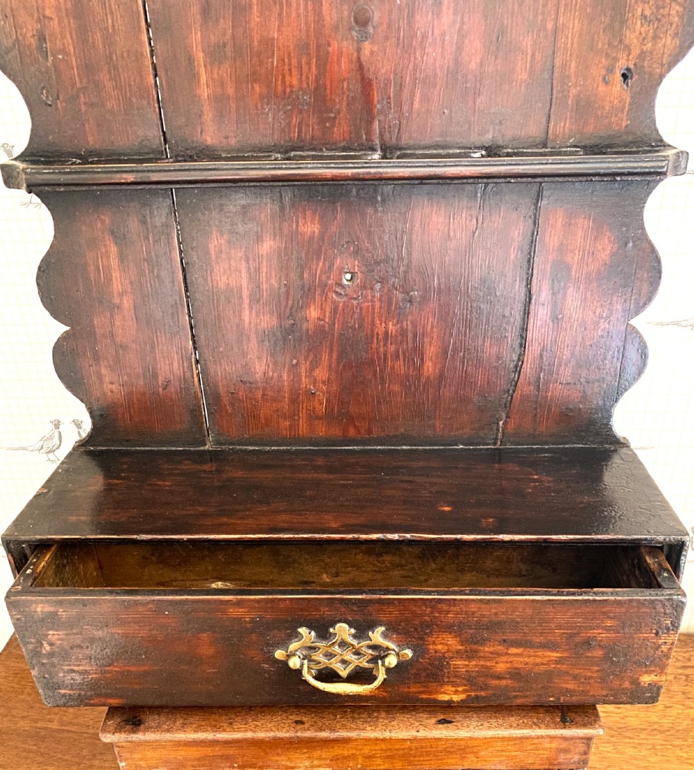 Large George III Stained Pine Spoon Rack View V