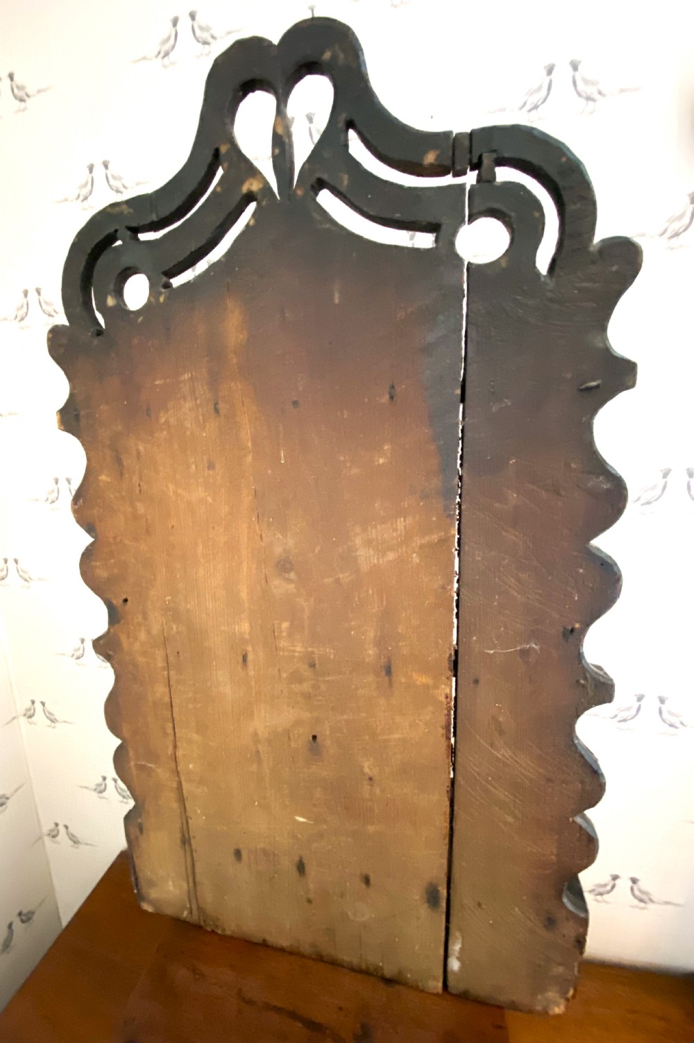 Large George III Stained Pine Spoon Rack View VIII