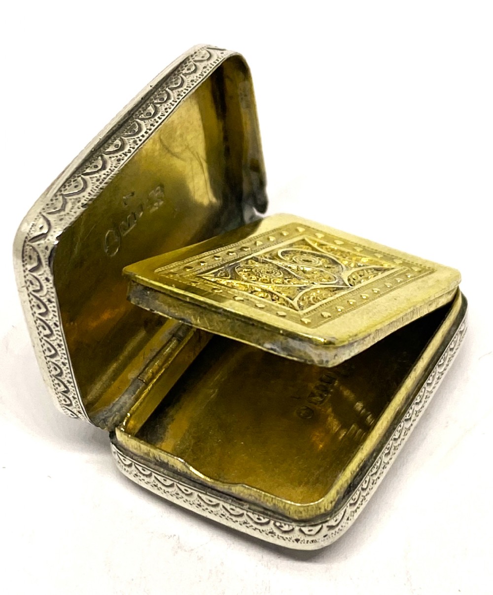 Fine Georgian Silver Vinaigrette View IV