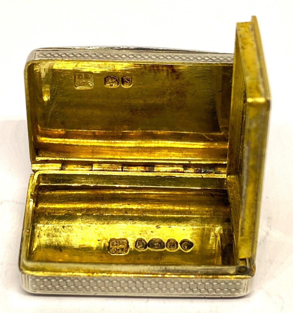 Fine Georgian Silver Vinaigrette View IV