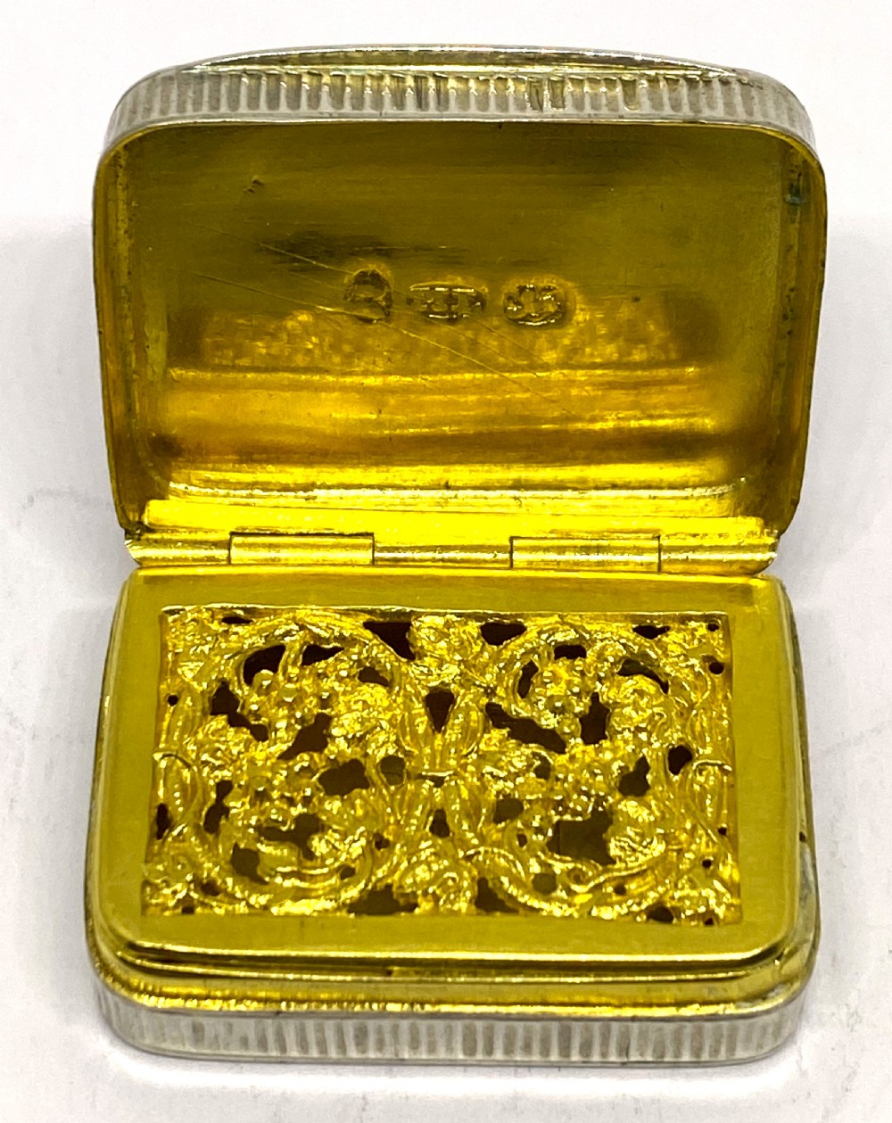 Fine Georgian Silver Vinaigrette View III