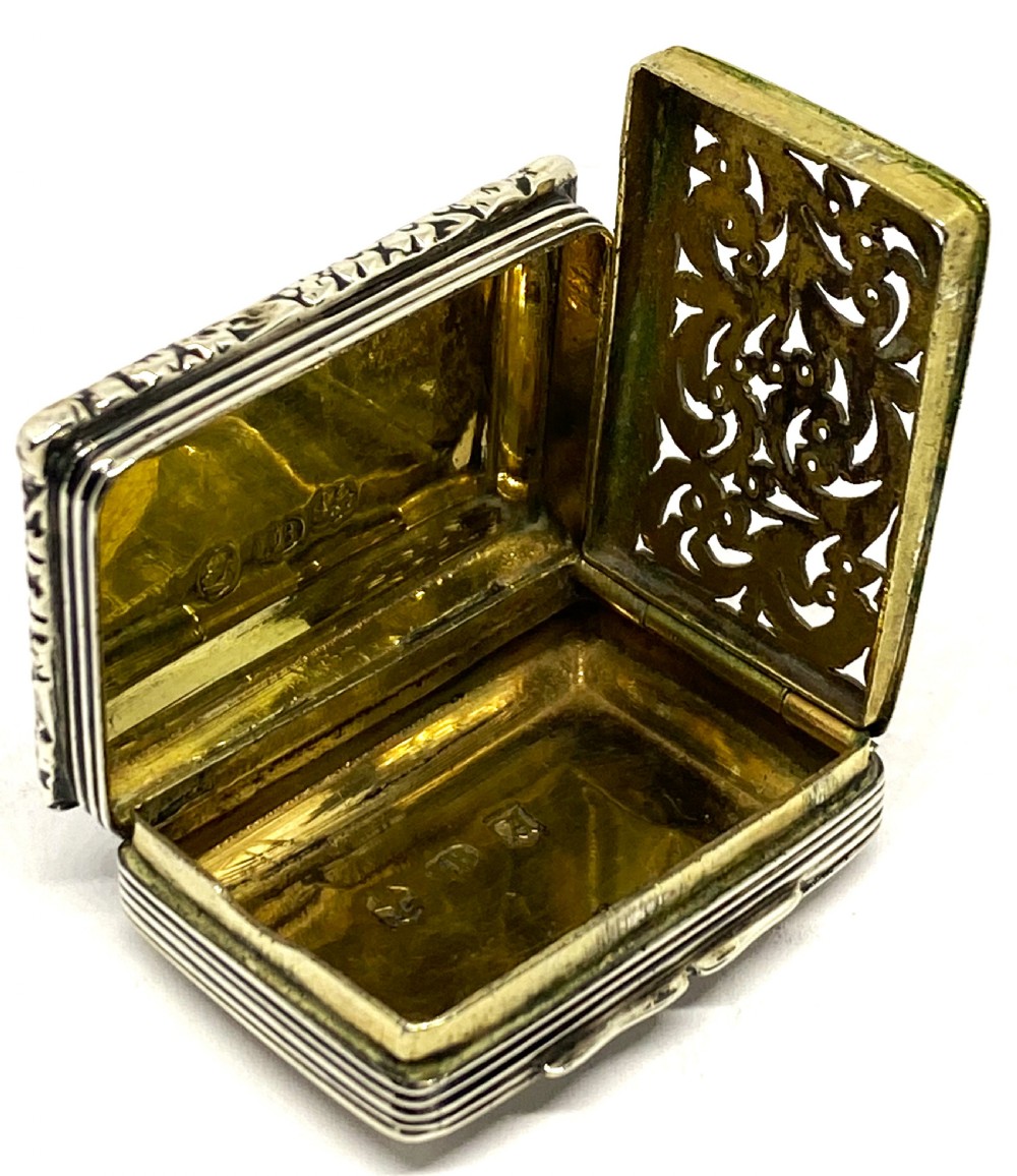 Quality Georgian Silver Vinaigrette