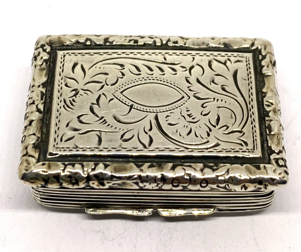 Quality Georgian Silver Vinaigrette View II