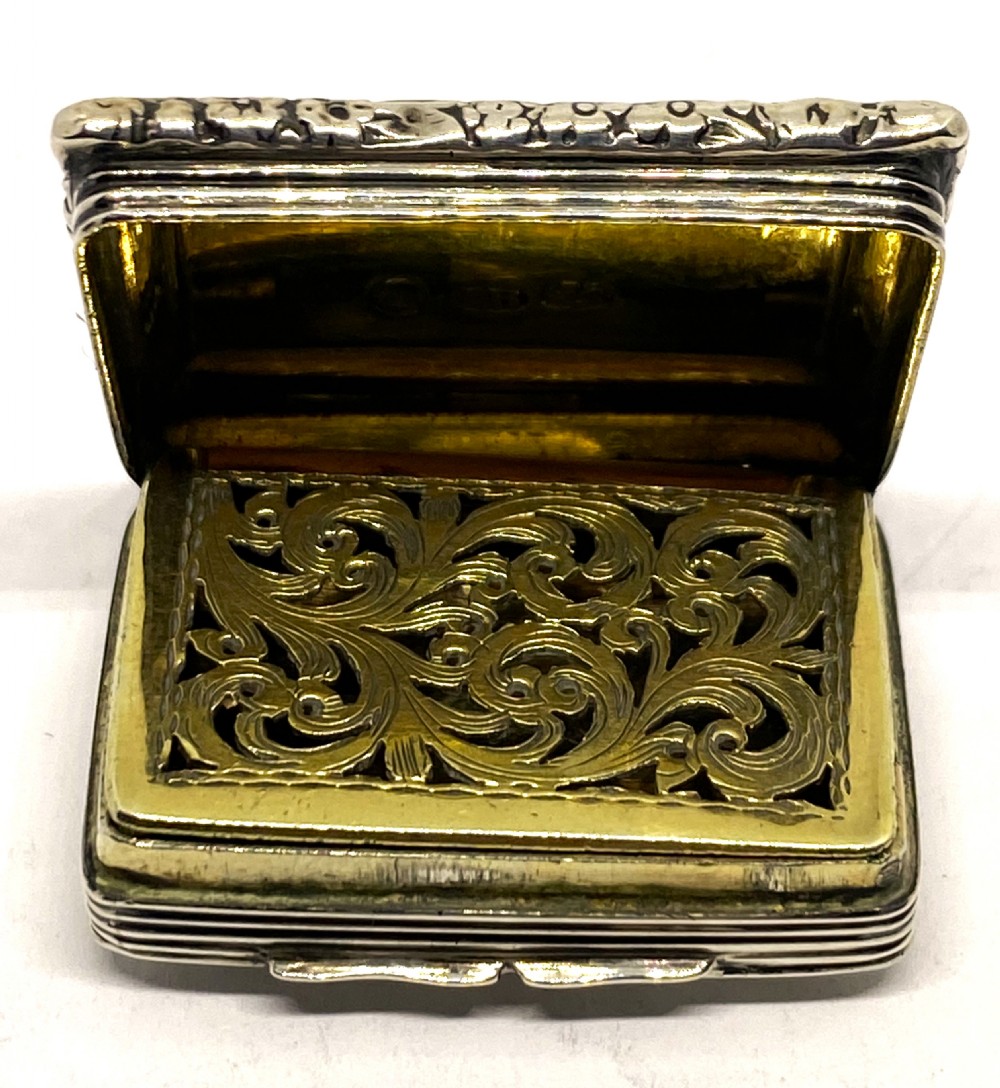 Quality Georgian Silver Vinaigrette View III