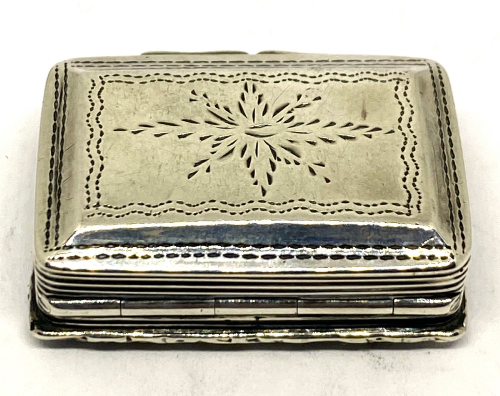 Quality Georgian Silver Vinaigrette View V