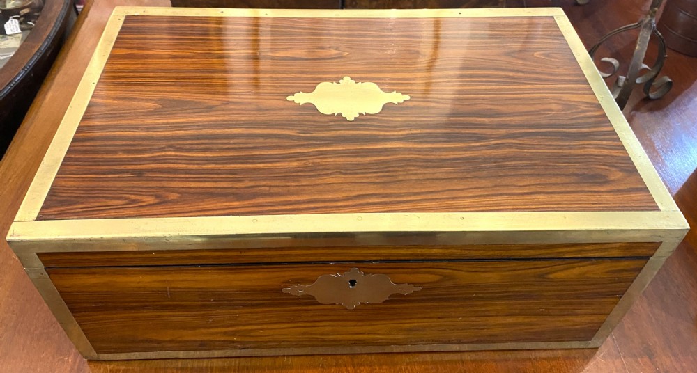 Fine Regency Period Campaign Writing Slope