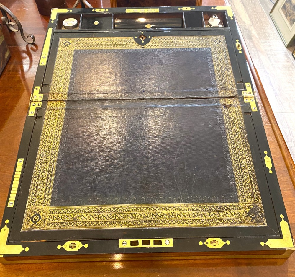 Fine Regency Period Campaign Writing Slope View II