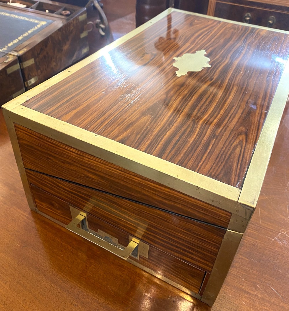 Fine Regency Period Campaign Writing Slope View IV
