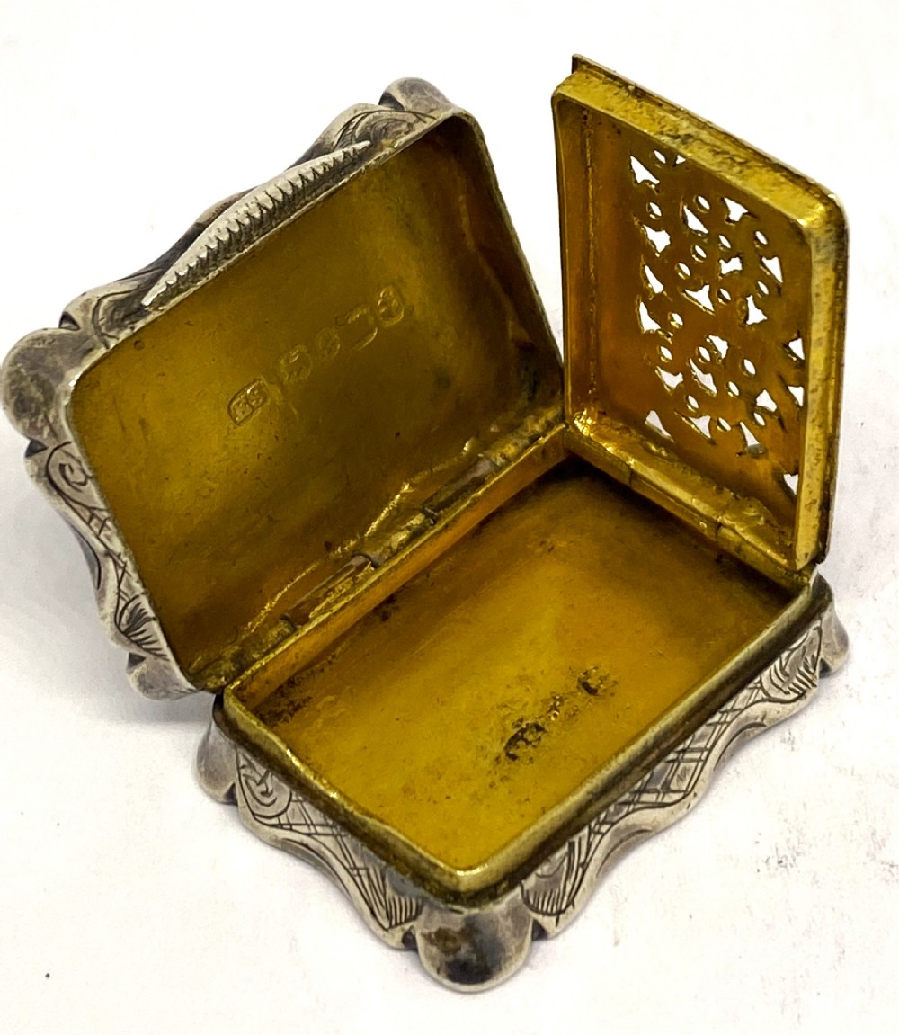 Quality Silver Vinaigrette Edward Smith