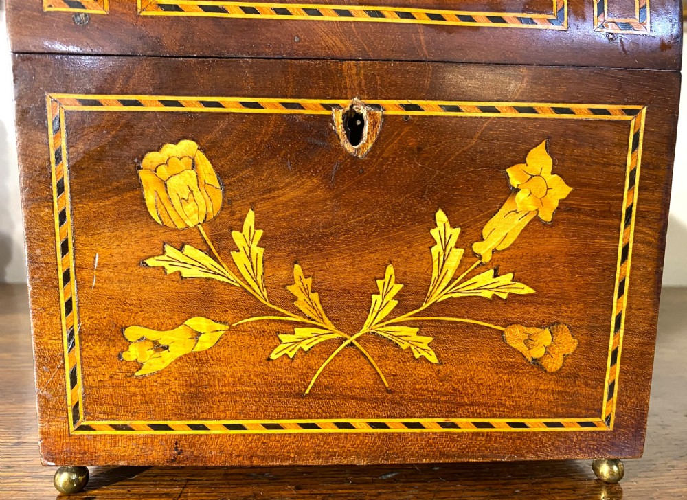 Anglo-Dutch Decanter Box With Contents View IX