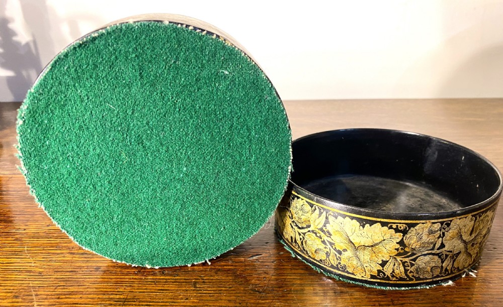 Good Pair Of Regency Papier Mache Bottle Coasters View III