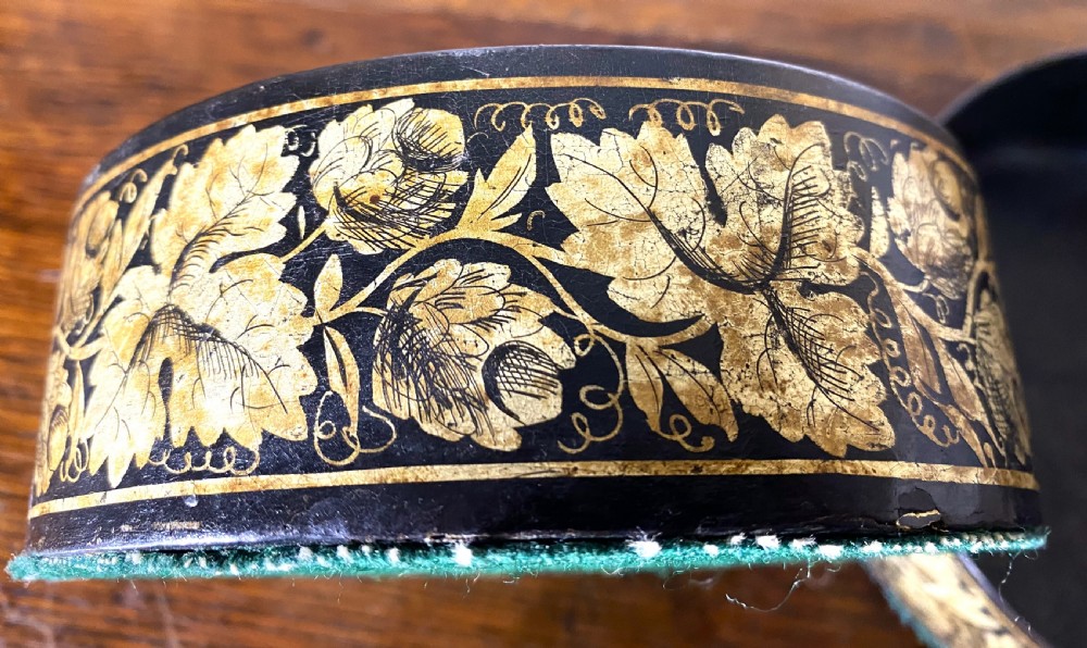 Good Pair Of Regency Papier Mache Bottle Coasters View IV