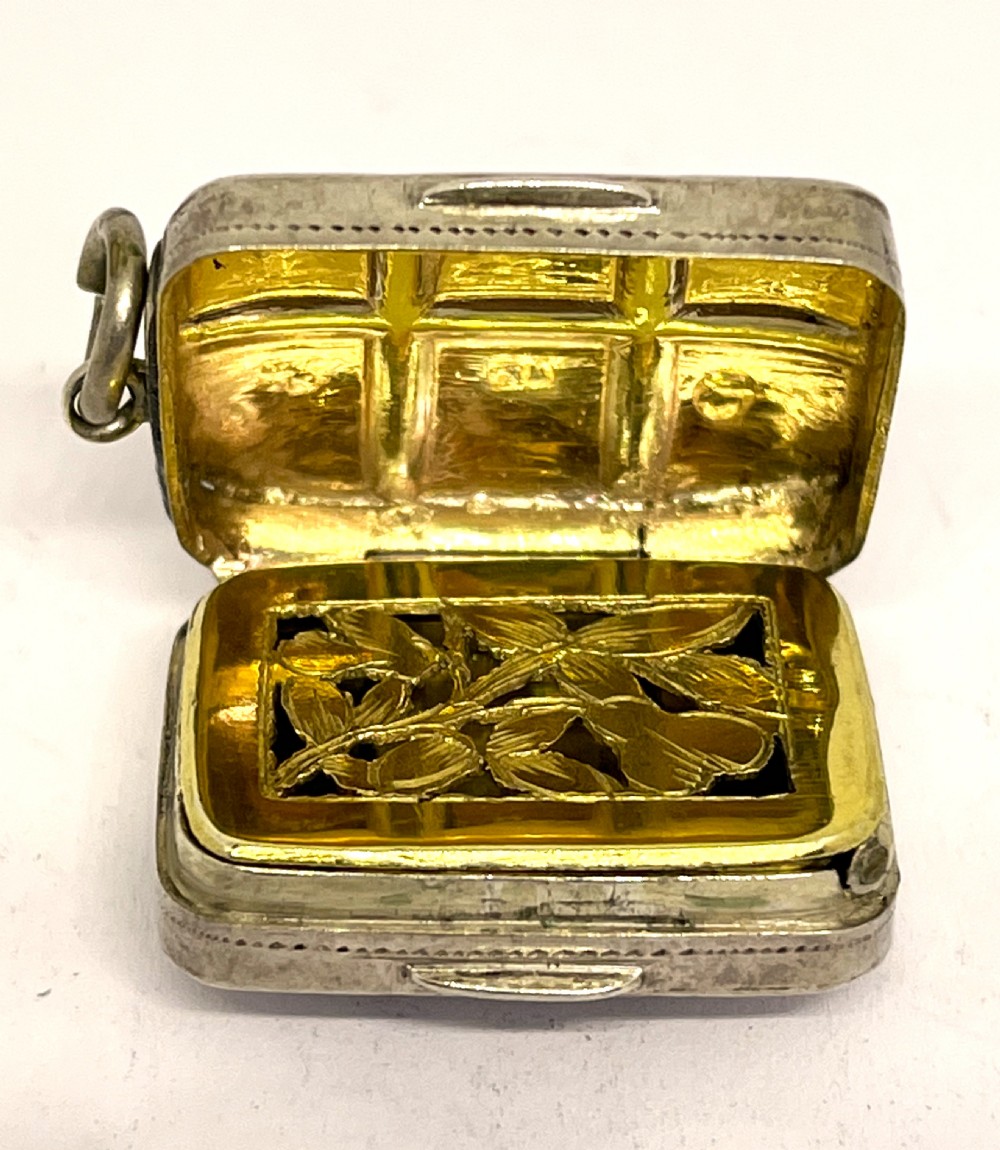 Georgian Silver Vinaigrette View IV