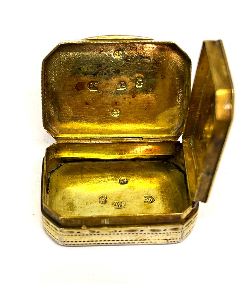 Georgian Silver Vinaigrette 1804 View IV
