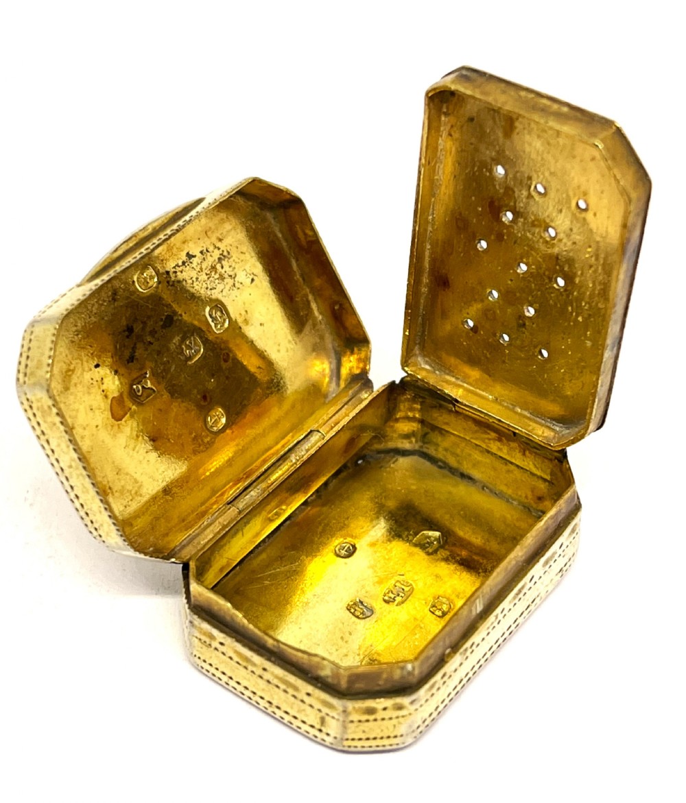 Georgian Silver Vinaigrette 1804 View V