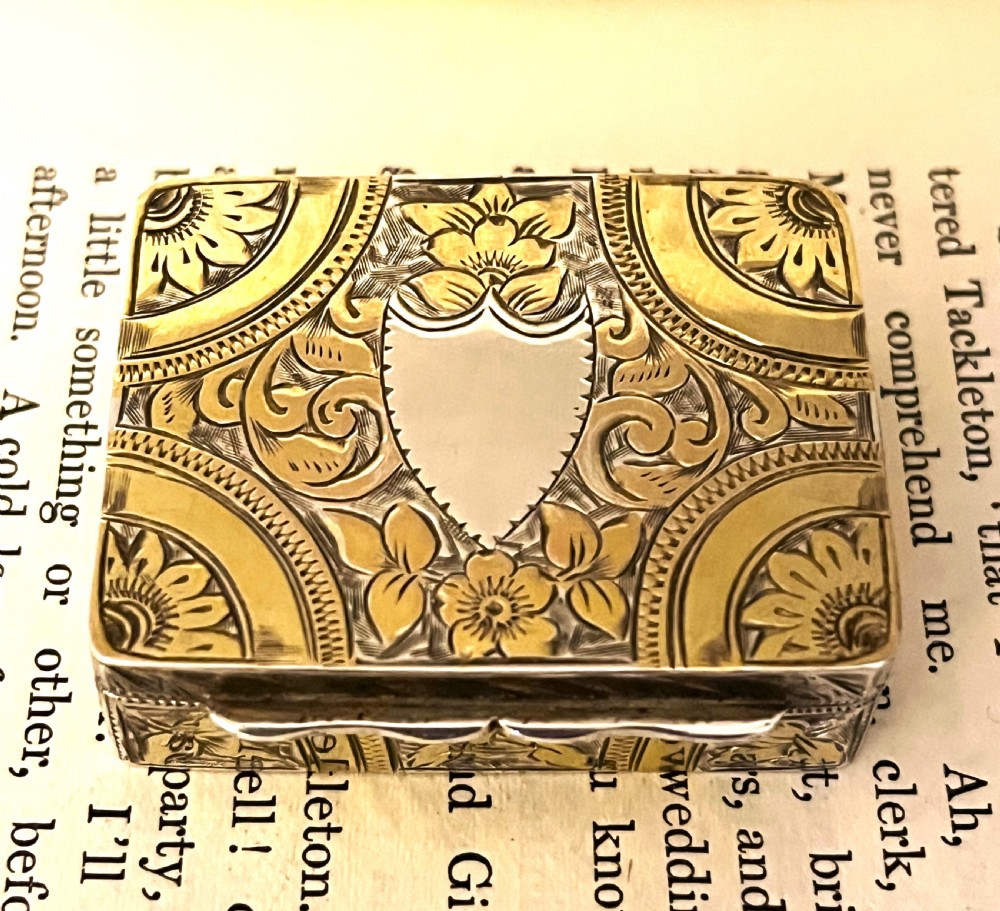 Fine Victorian Silver Snuff Box