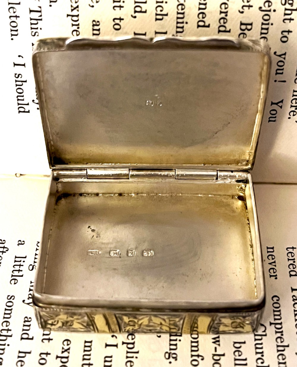 Fine Victorian Silver Snuff Box View II